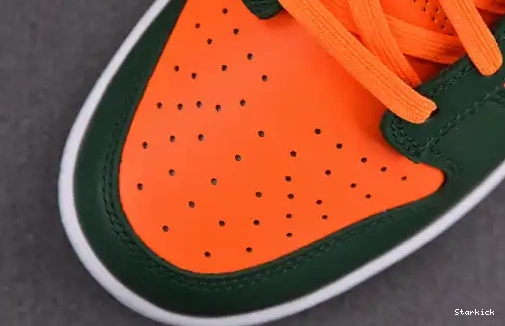 DD1391-300 Low Dunk Hurricanes Miami Nike 0706